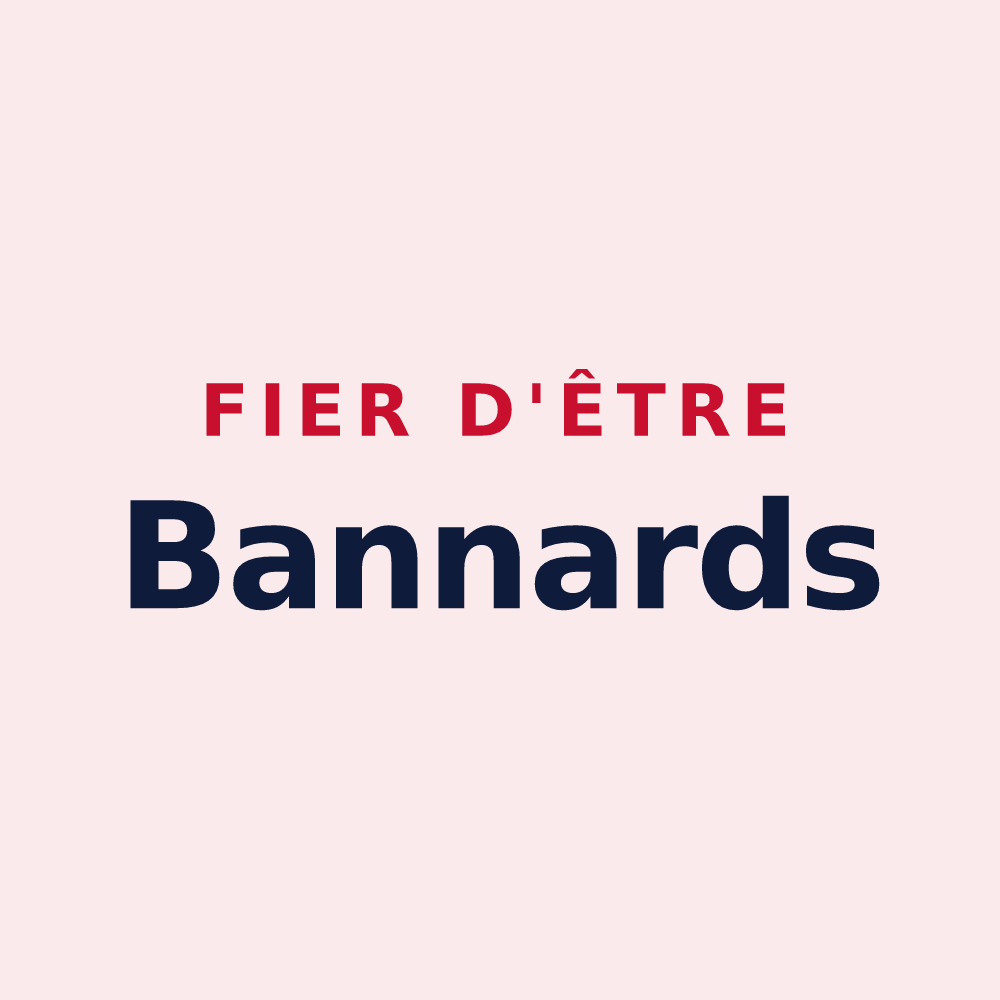 Magnet « Fier d'être Bannards » — design pour Banne