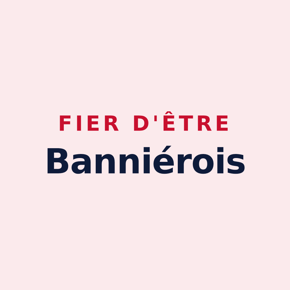 Magnet « Fier d'être Banniérois » — design pour Bannières