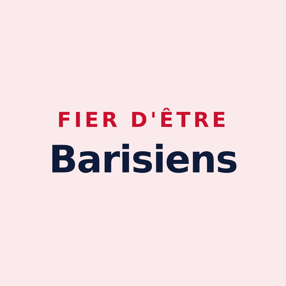Magnet « Fier d'être Barisiens » — design pour Bar-le-Duc