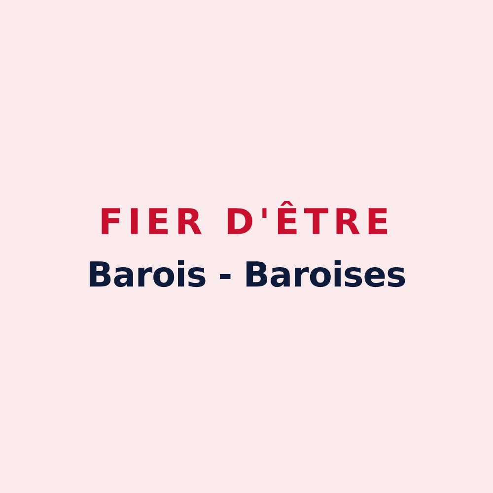 Magnet « Fier d'être Barois - Baroises » — design pour Bar