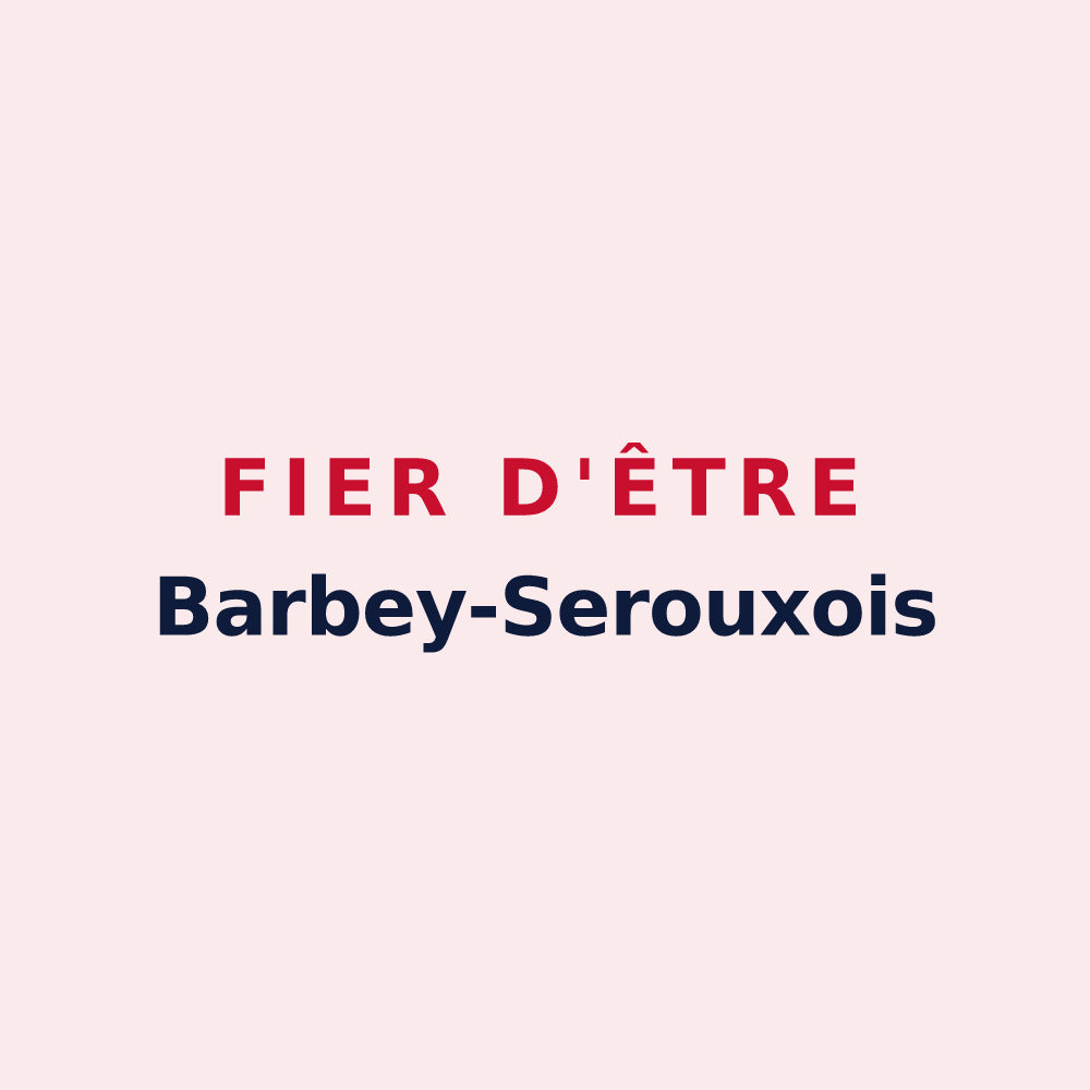 Magnet « Fier d'être Barbey-Serouxois » — design pour Barbey-Seroux