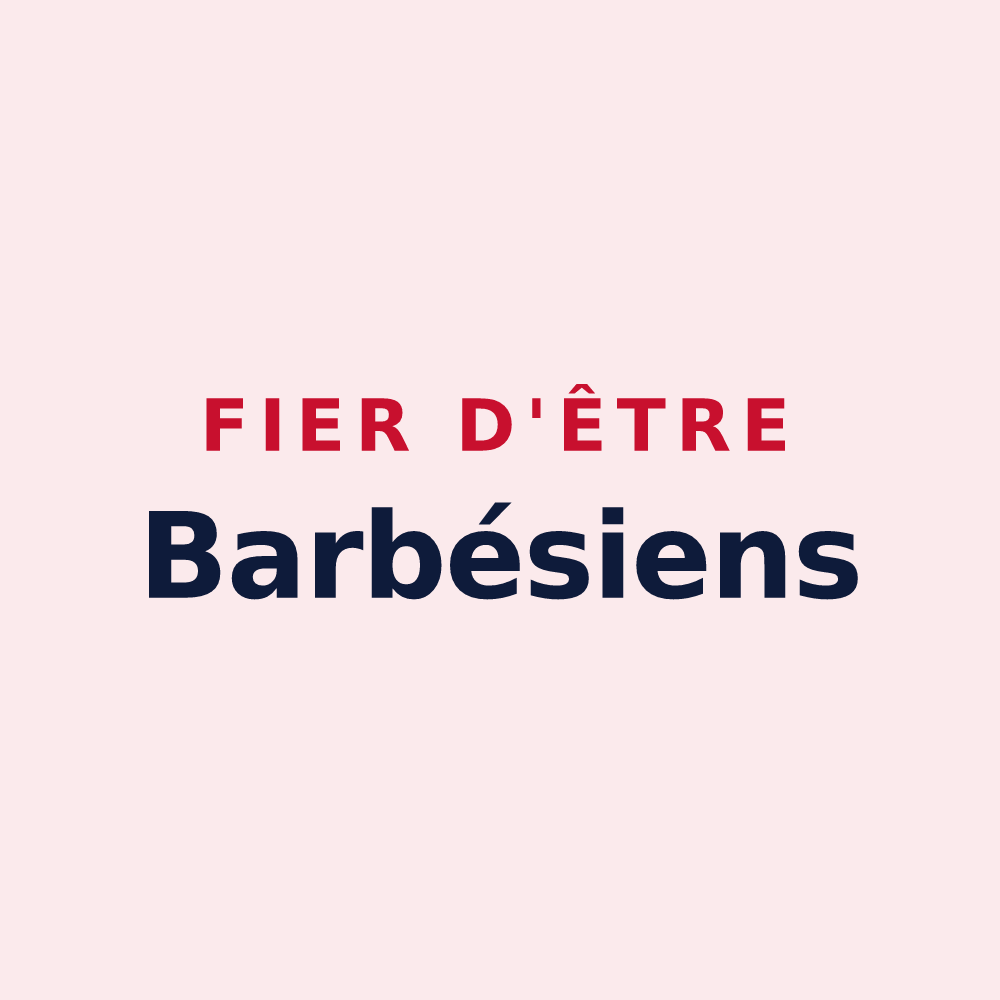 Magnet « Fier d'être Barbésiens » — design pour Barbey