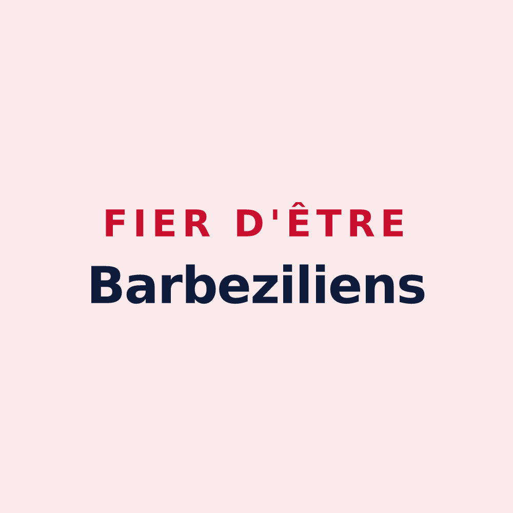 Magnet « Fier d'être Barbeziliens » — design pour Barbezieux-Saint-Hilaire