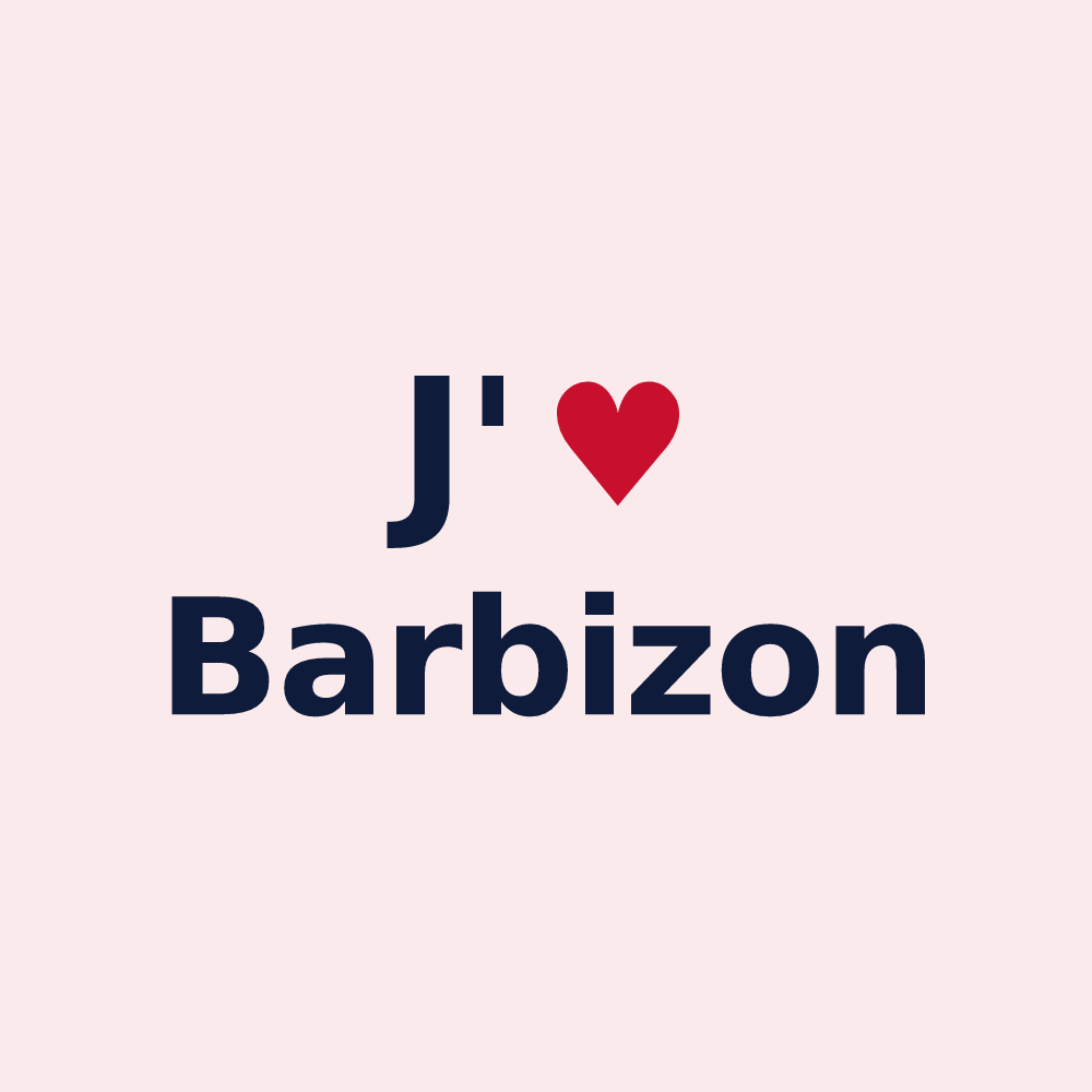 Magnet personnalisé Barbizon — design J'aime Barbizon
