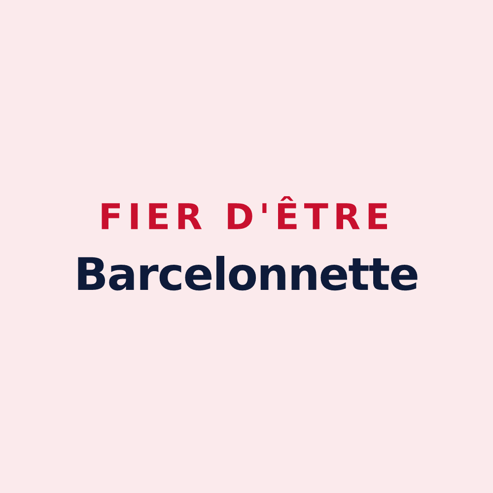 Magnet « Fier d'être Barcelonnette » — design pour Barcelonnette