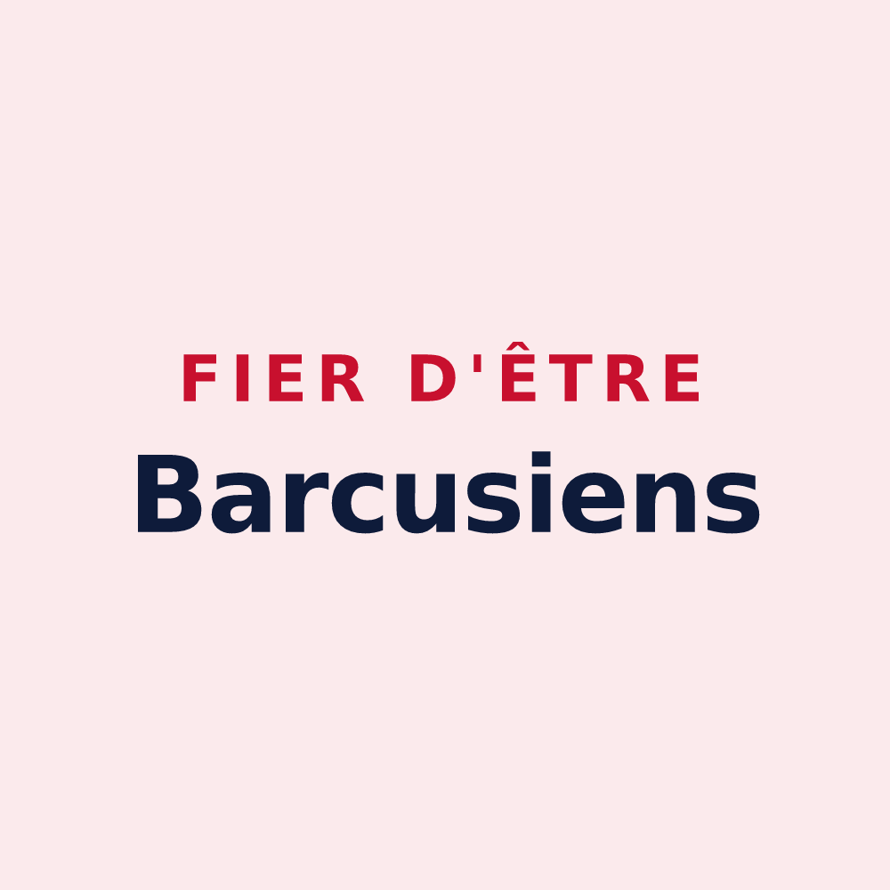 Magnet « Fier d'être Barcusiens » — design pour Barcus