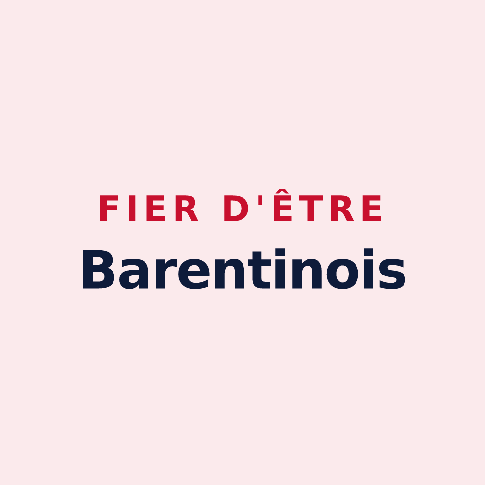 Magnet « Fier d'être Barentinois » — design pour Barentin
