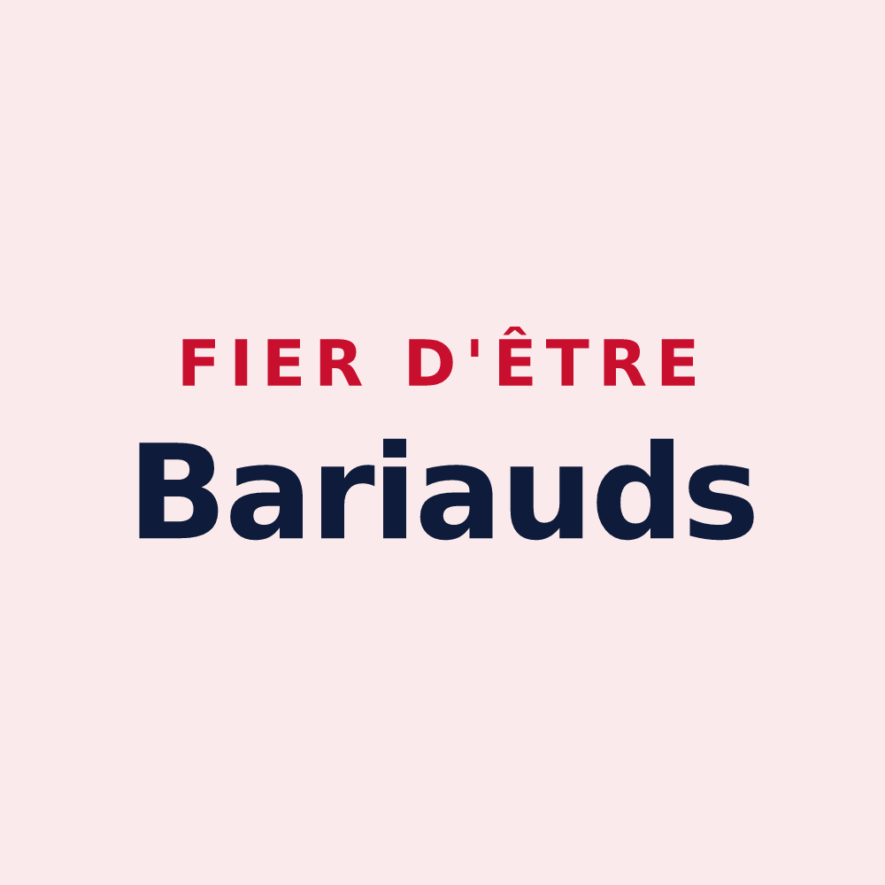 Magnet « Fier d'être Bariauds » — design pour Barie