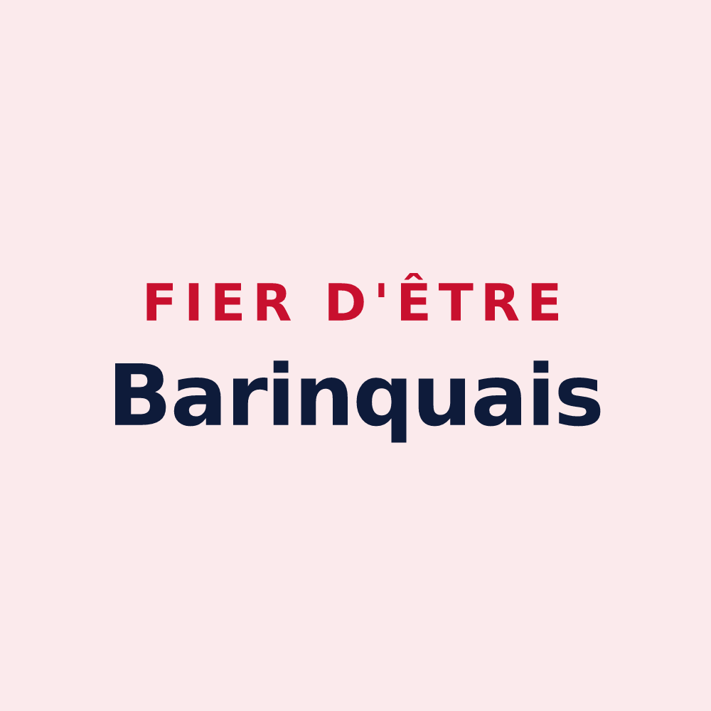 Magnet « Fier d'être Barinquais » — design pour Barinque