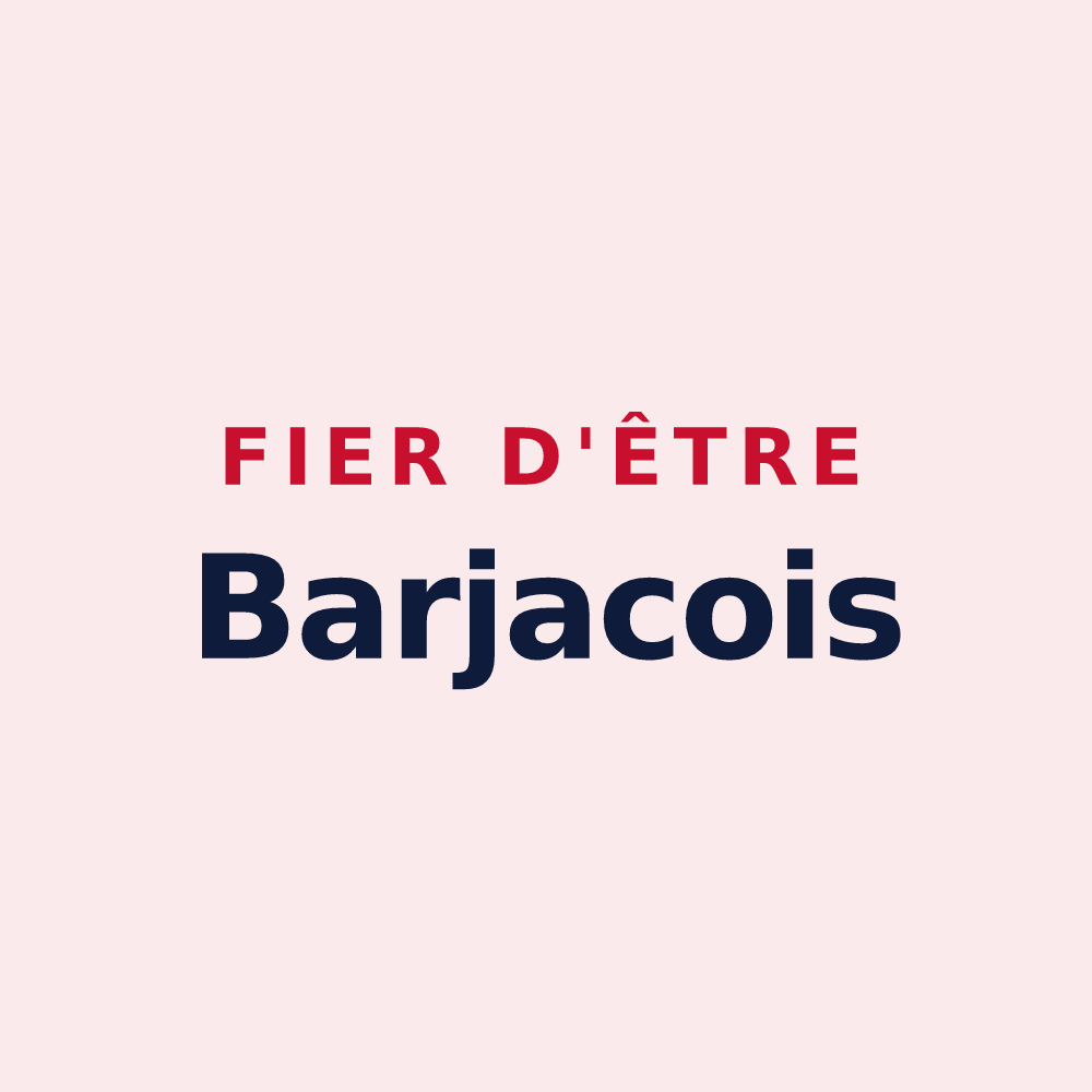 Magnet « Fier d'être Barjacois » — design pour Barjac