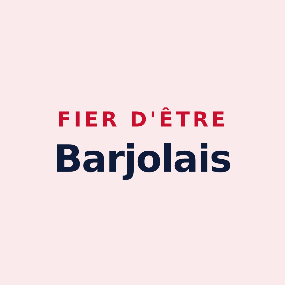 Magnet « Fier d'être Barjolais » — design pour Barjols