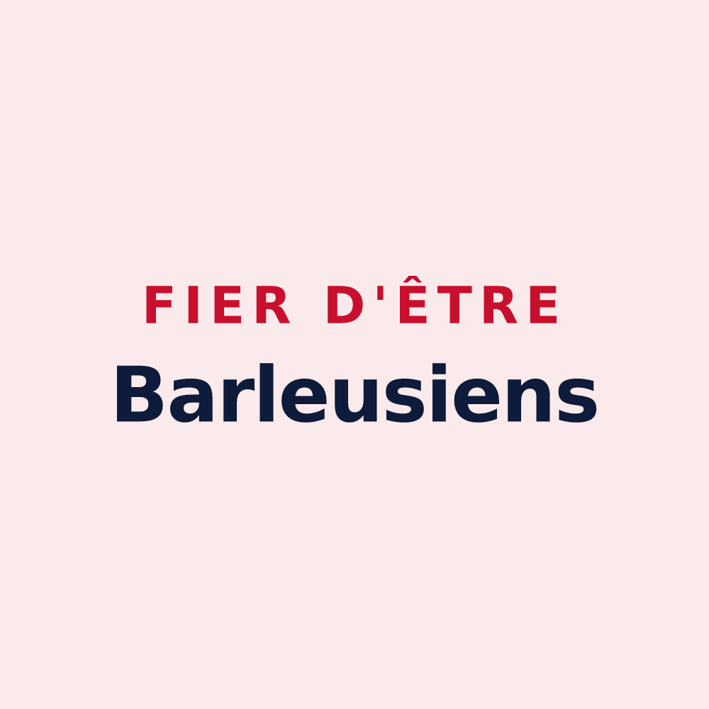 Magnet « Fier d'être Barleusiens » — design pour Barleux