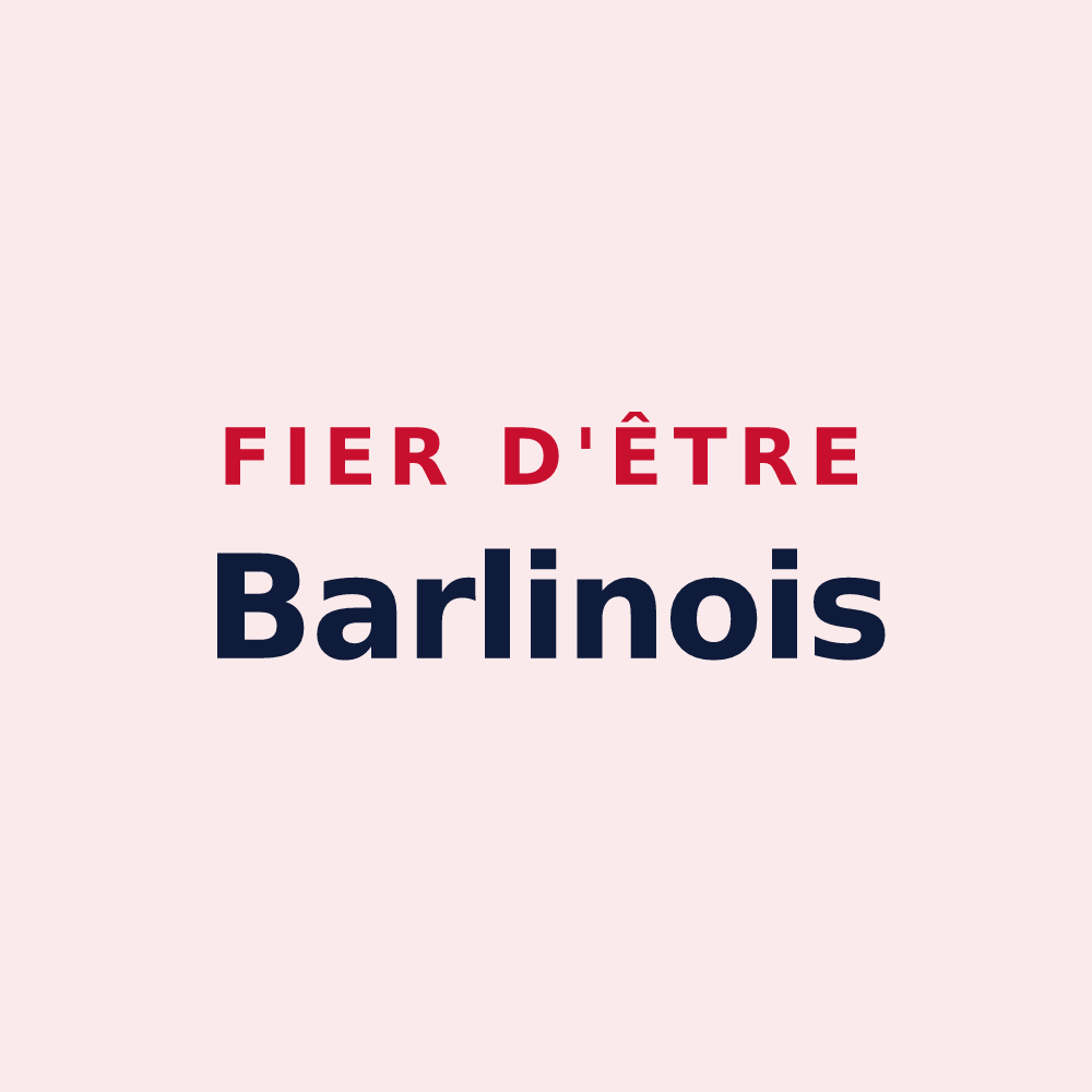 Magnet « Fier d'être Barlinois » — design pour Barlin