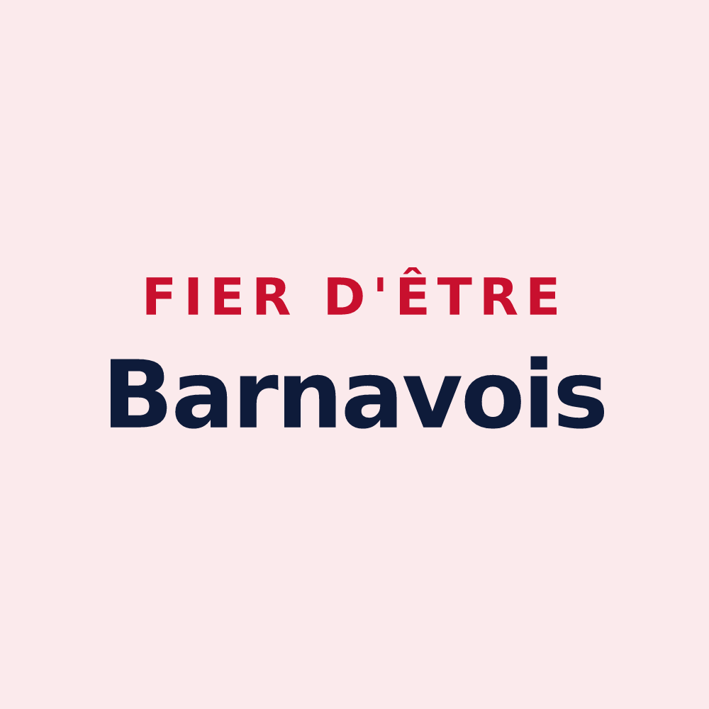 Magnet « Fier d'être Barnavois » — design pour Barnave