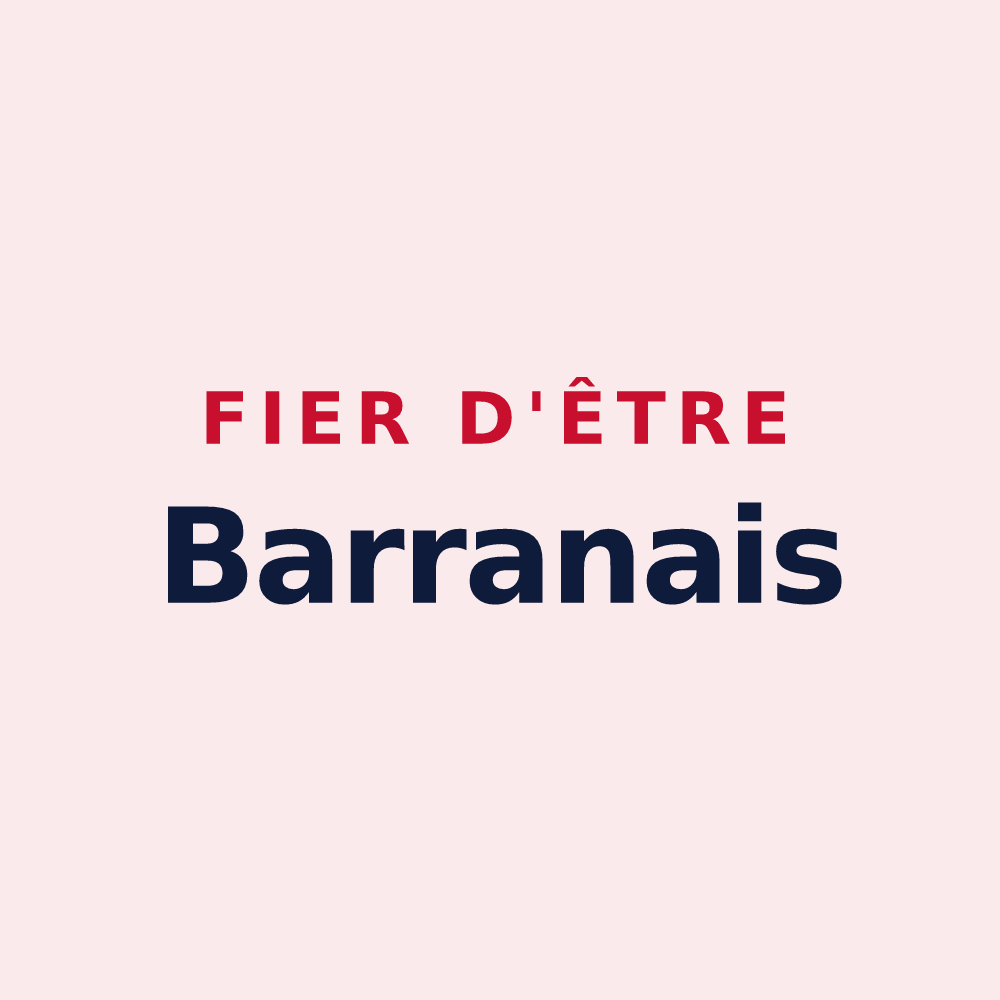 Magnet « Fier d'être Barranais » — design pour Barran