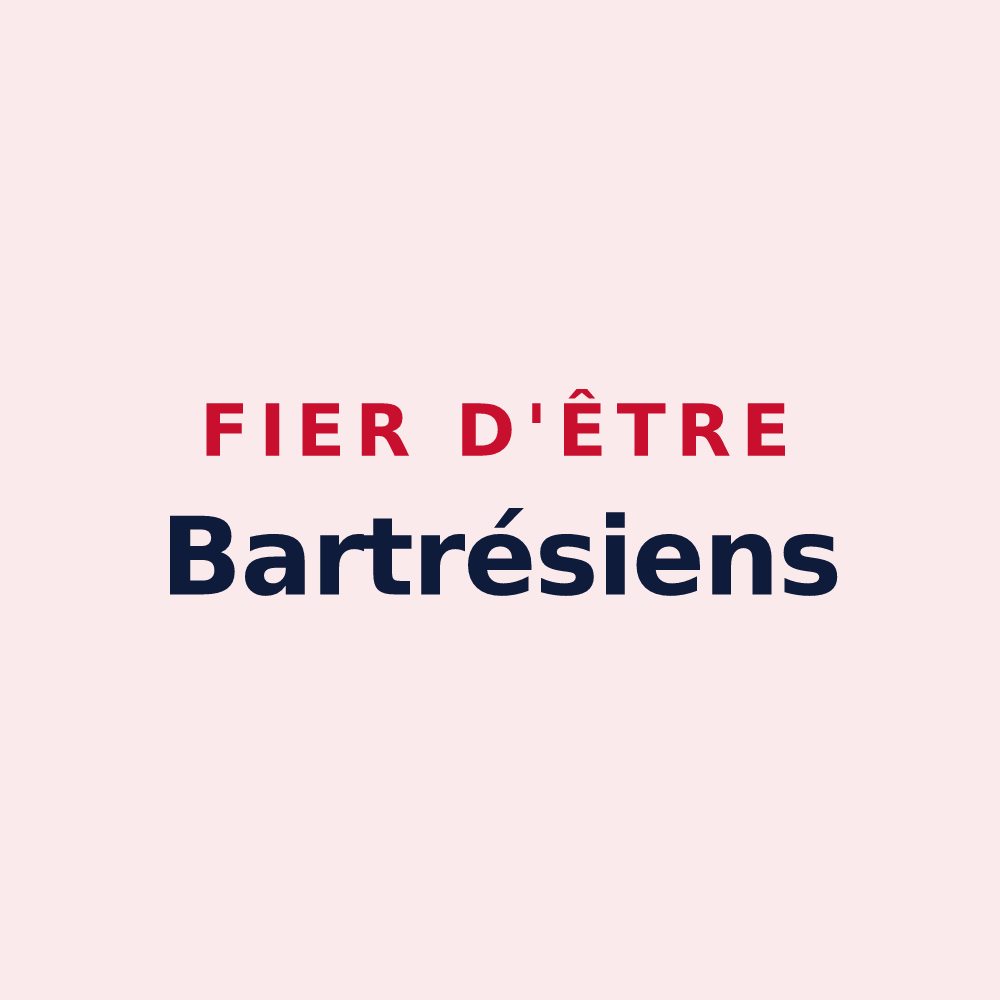 Magnet « Fier d'être Bartrésiens » — design pour Bartrès