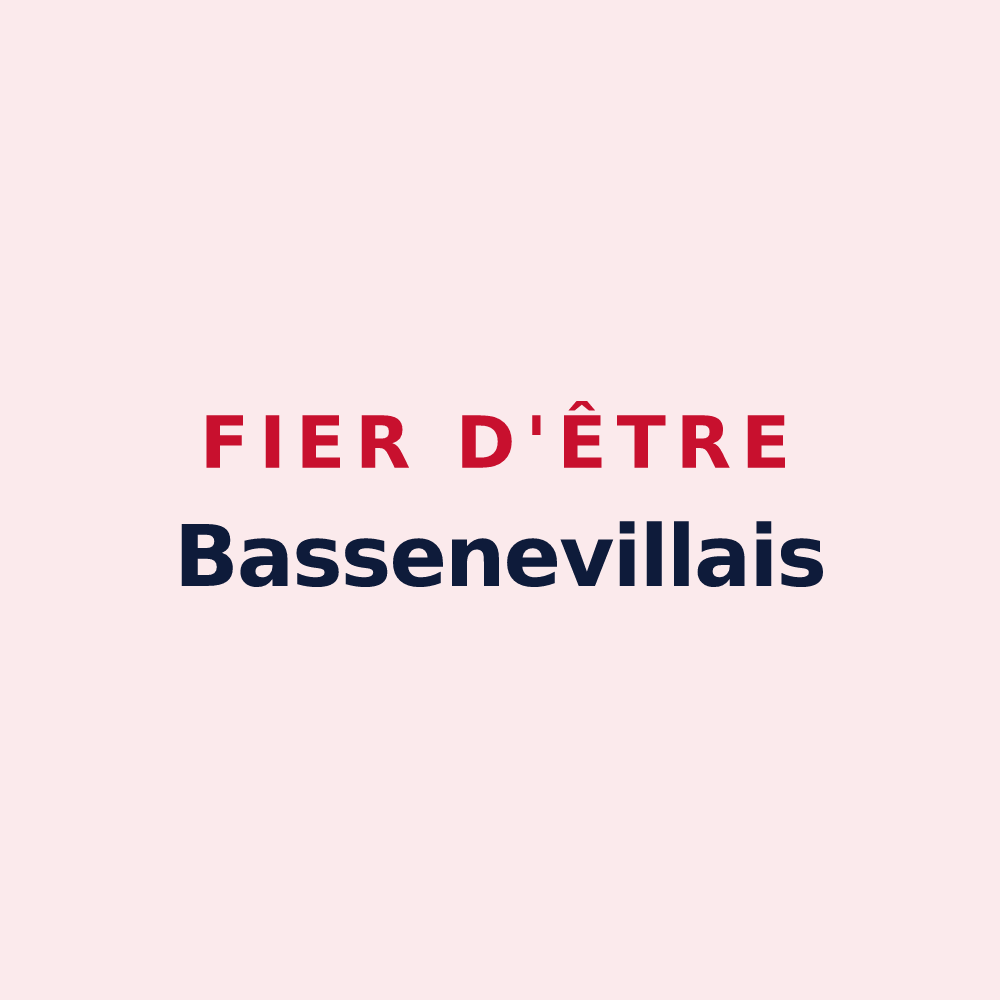 Magnet « Fier d'être Bassenevillais » — design pour Basseneville