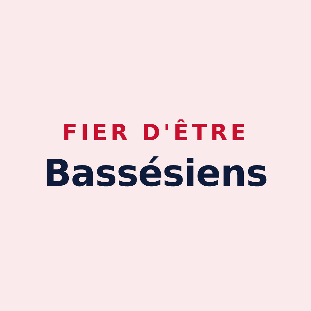 Magnet « Fier d'être Bassésiens » — design pour Basses