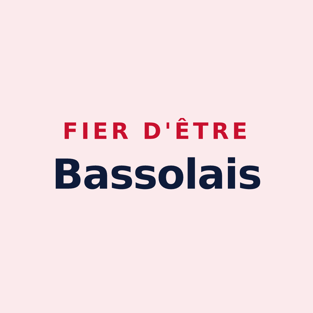 Magnet « Fier d'être Bassolais » — design pour Bassoles-Aulers