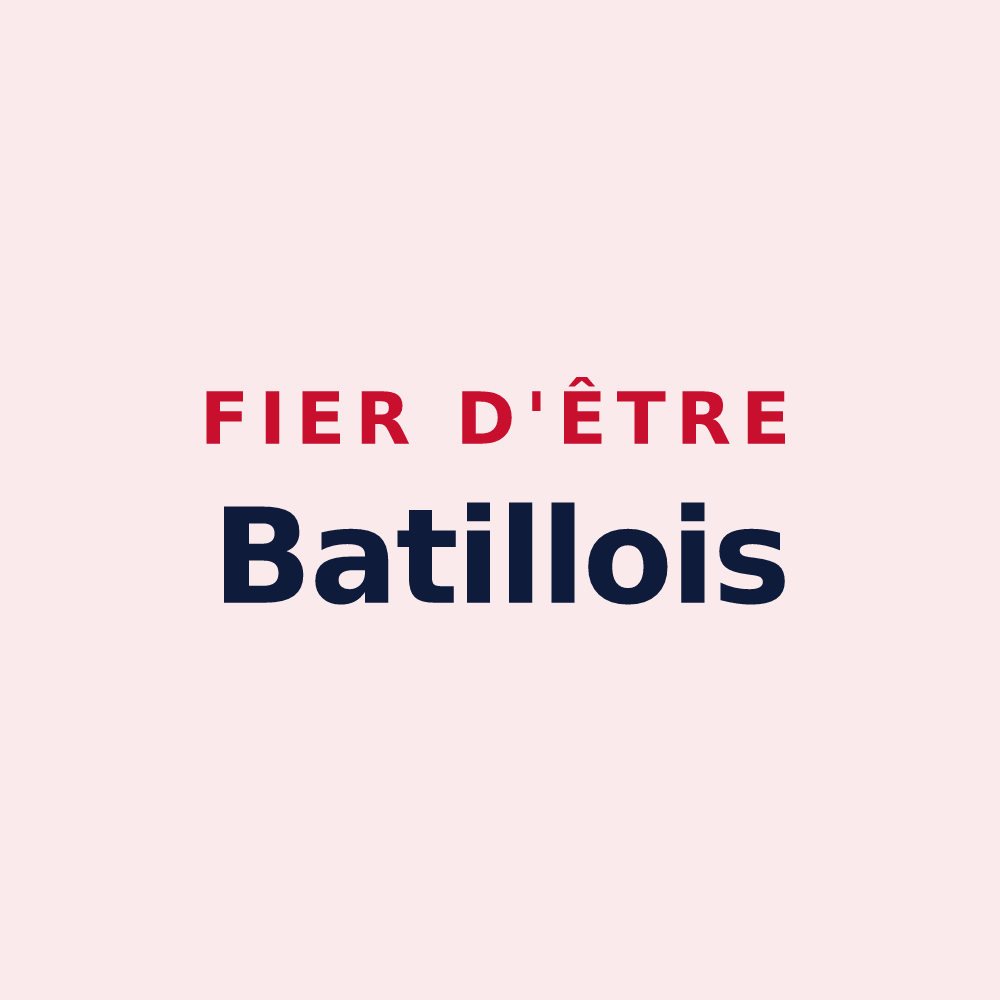 Magnet « Fier d'être Batillois » — design pour Batilly