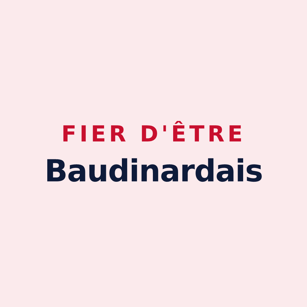 Magnet « Fier d'être Baudinardais » — design pour Baudinard-sur-Verdon