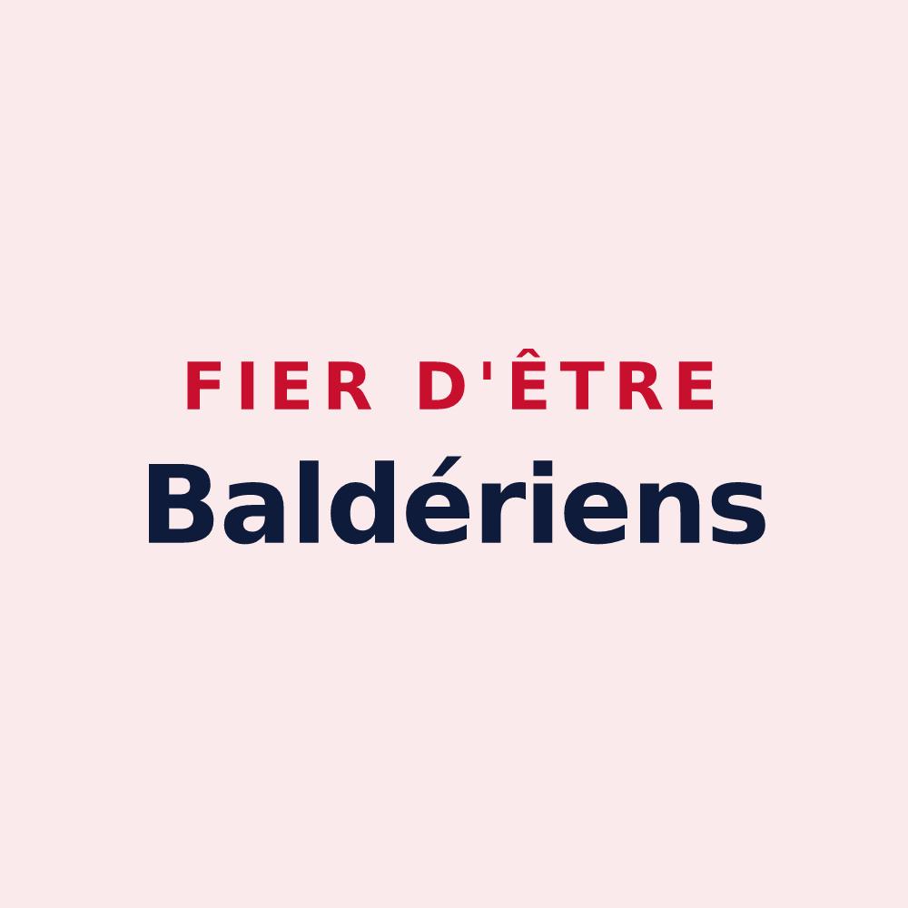 Magnet « Fier d'être Baldériens » — design pour Baudres