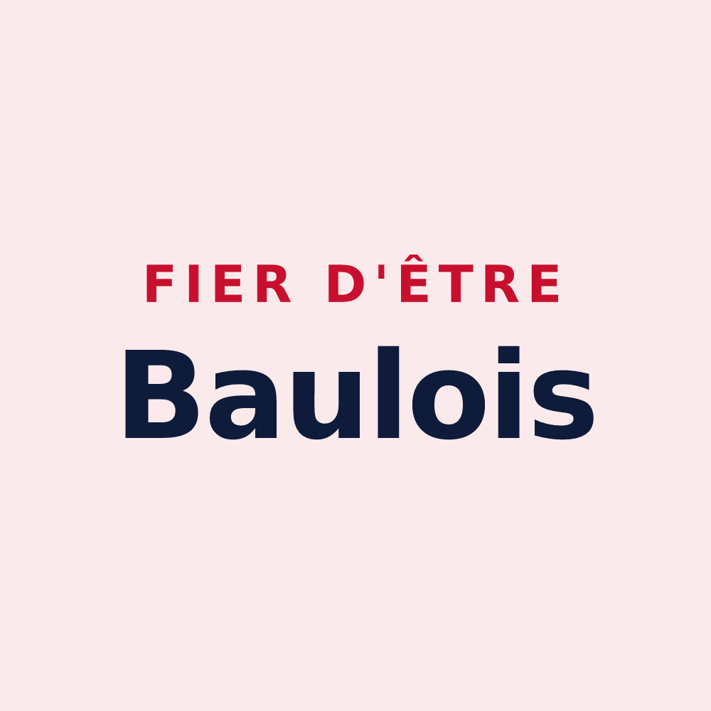 Magnet « Fier d'être Baulois » — design pour Baule