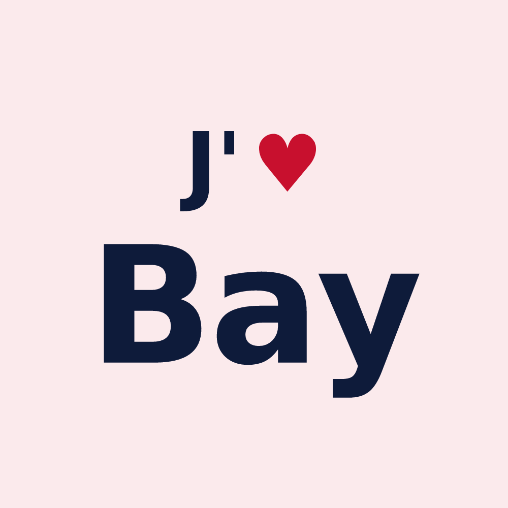 Magnet personnalisé Bay — design J'aime Bay