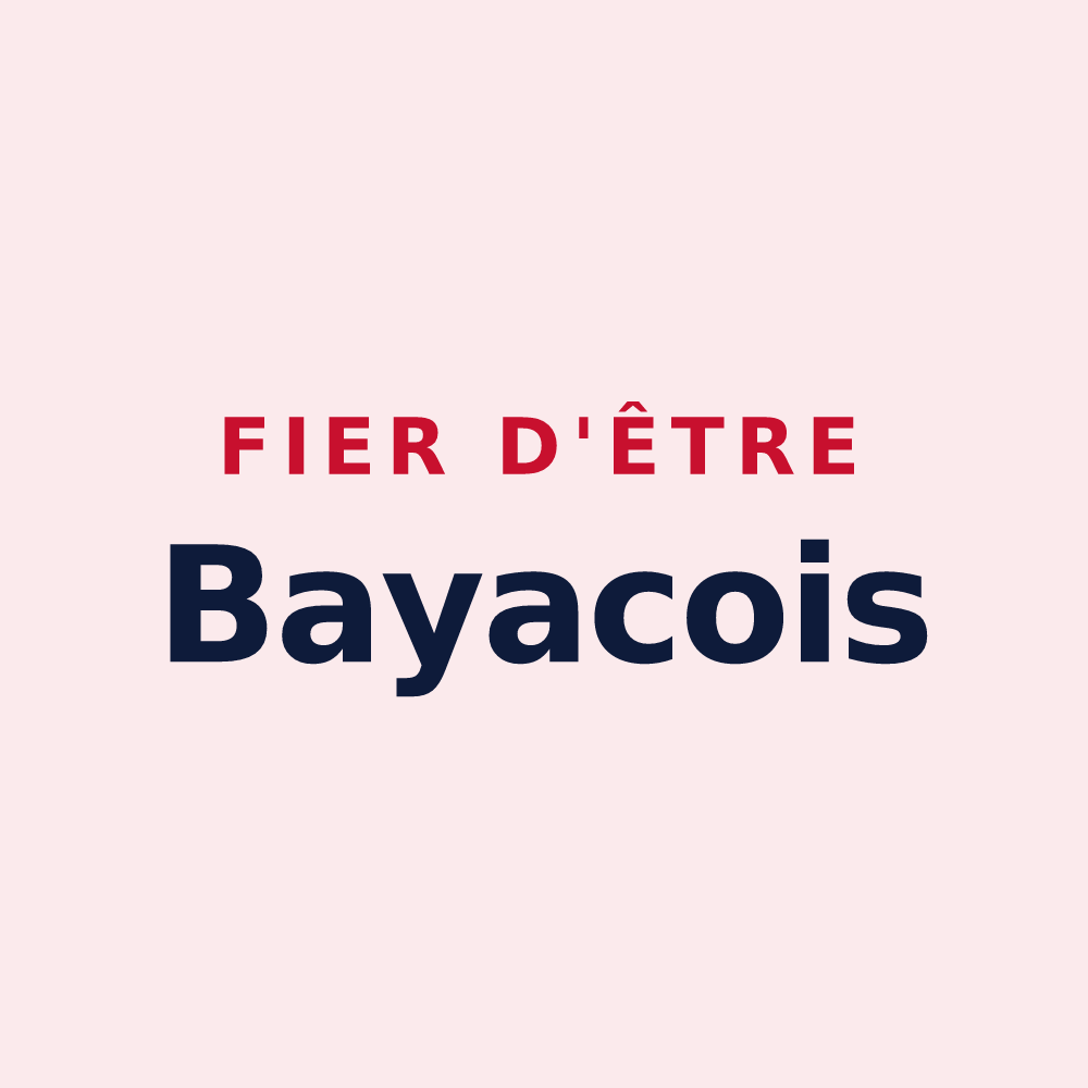 Magnet « Fier d'être Bayacois » — design pour Bayac