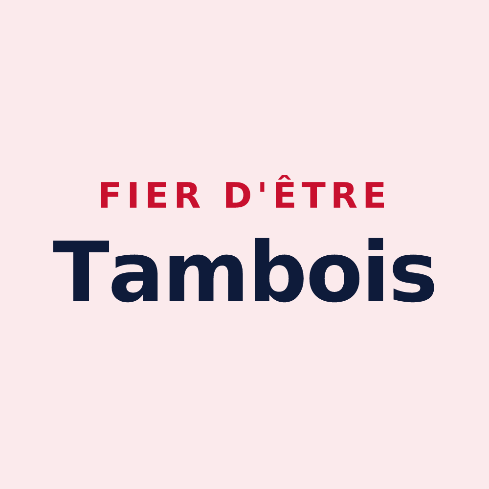 Magnet « Fier d'être Tambois » — design pour Bayecourt