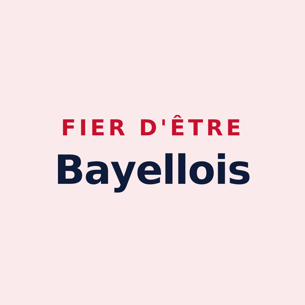 Magnet « Fier d'être Bayellois » — design pour Bayel