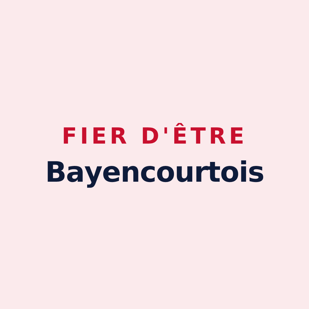 Magnet « Fier d'être Bayencourtois » — design pour Bayencourt