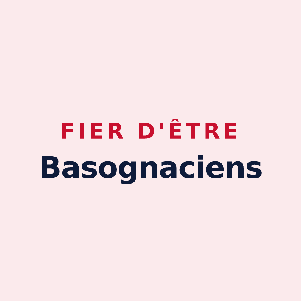 Magnet « Fier d'être Basognaciens » — design pour Bazegney