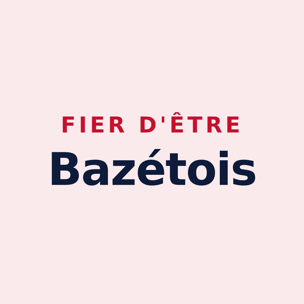 Magnet « Fier d'être Bazétois » — design pour Bazet