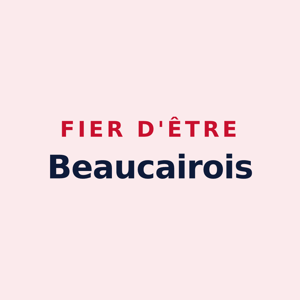 Magnet « Fier d'être Beaucairois » — design pour Beaucaire