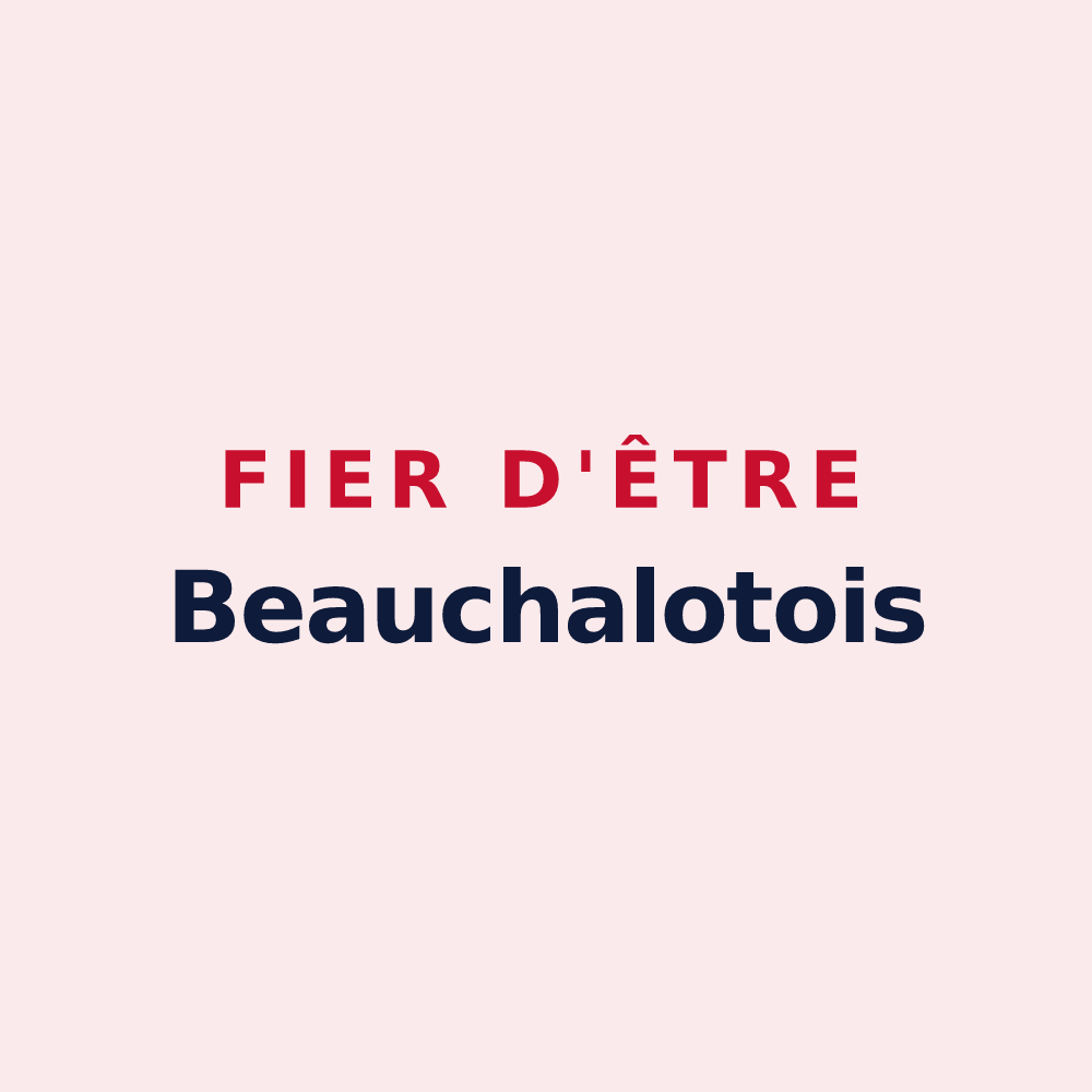 Magnet « Fier d'être Beauchalotois » — design pour Beauchalot
