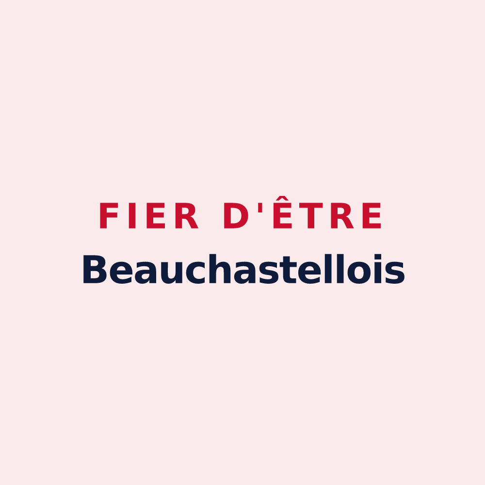 Magnet « Fier d'être Beauchastellois » — design pour Beauchastel