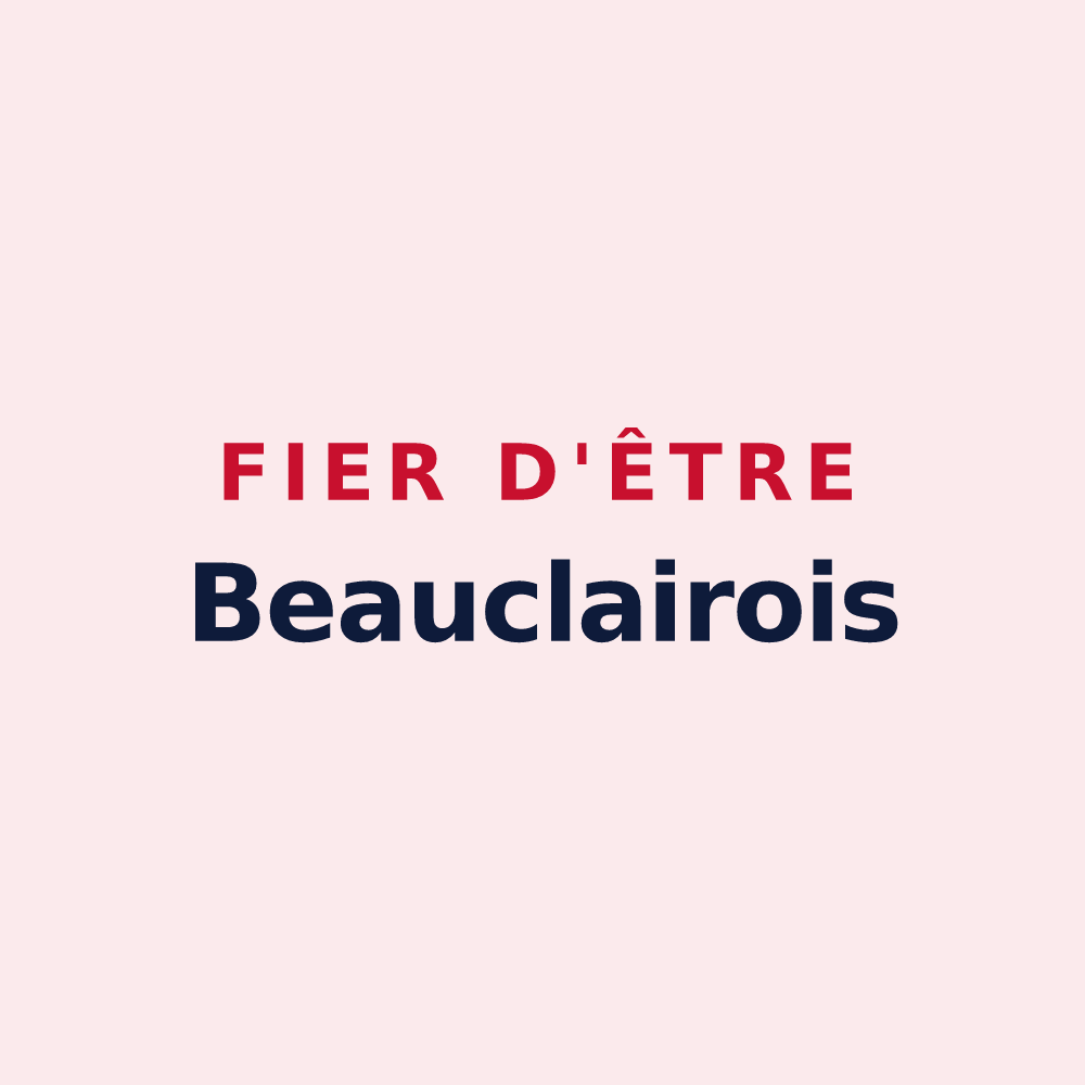 Magnet « Fier d'être Beauclairois » — design pour Beauclair