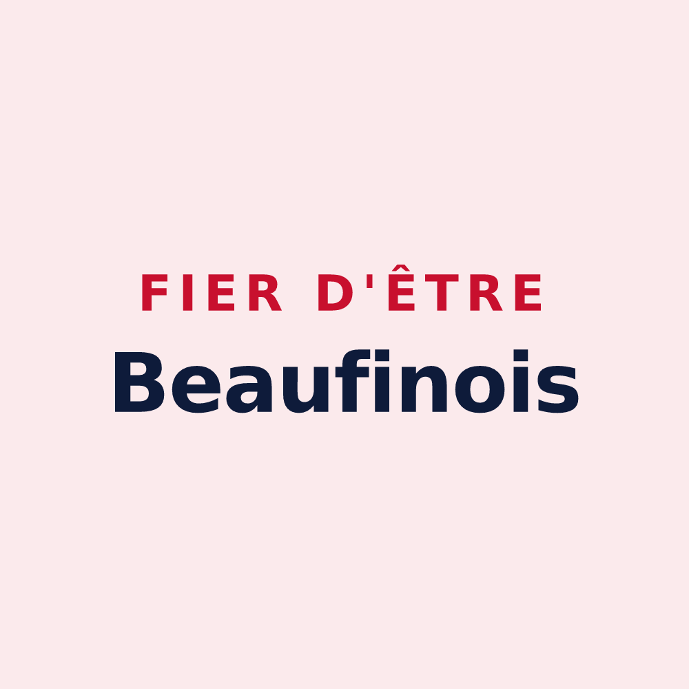 Magnet « Fier d'être Beaufinois » — design pour Beaufin
