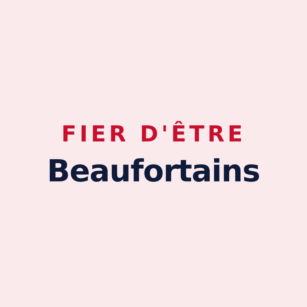 Magnet « Fier d'être Beaufortains » — design pour Beaufort
