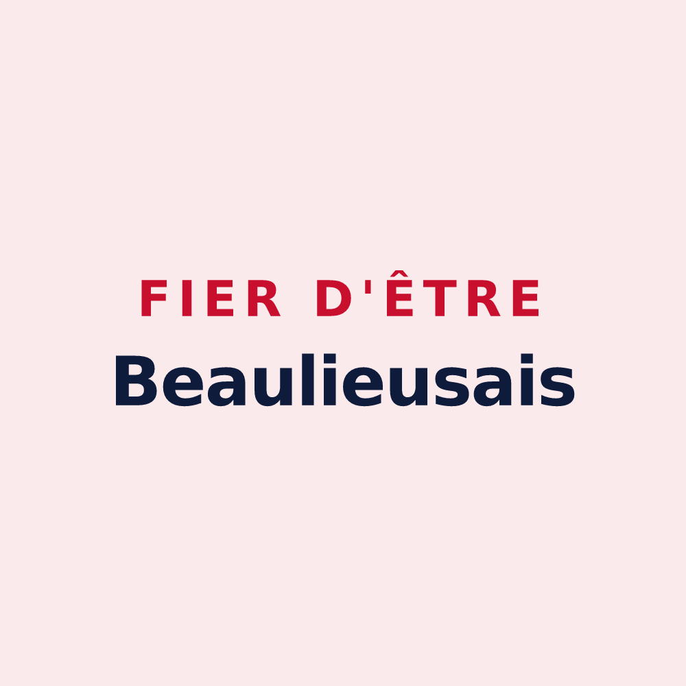 Magnet « Fier d'être Beaulieusais » — design pour Beaulieu