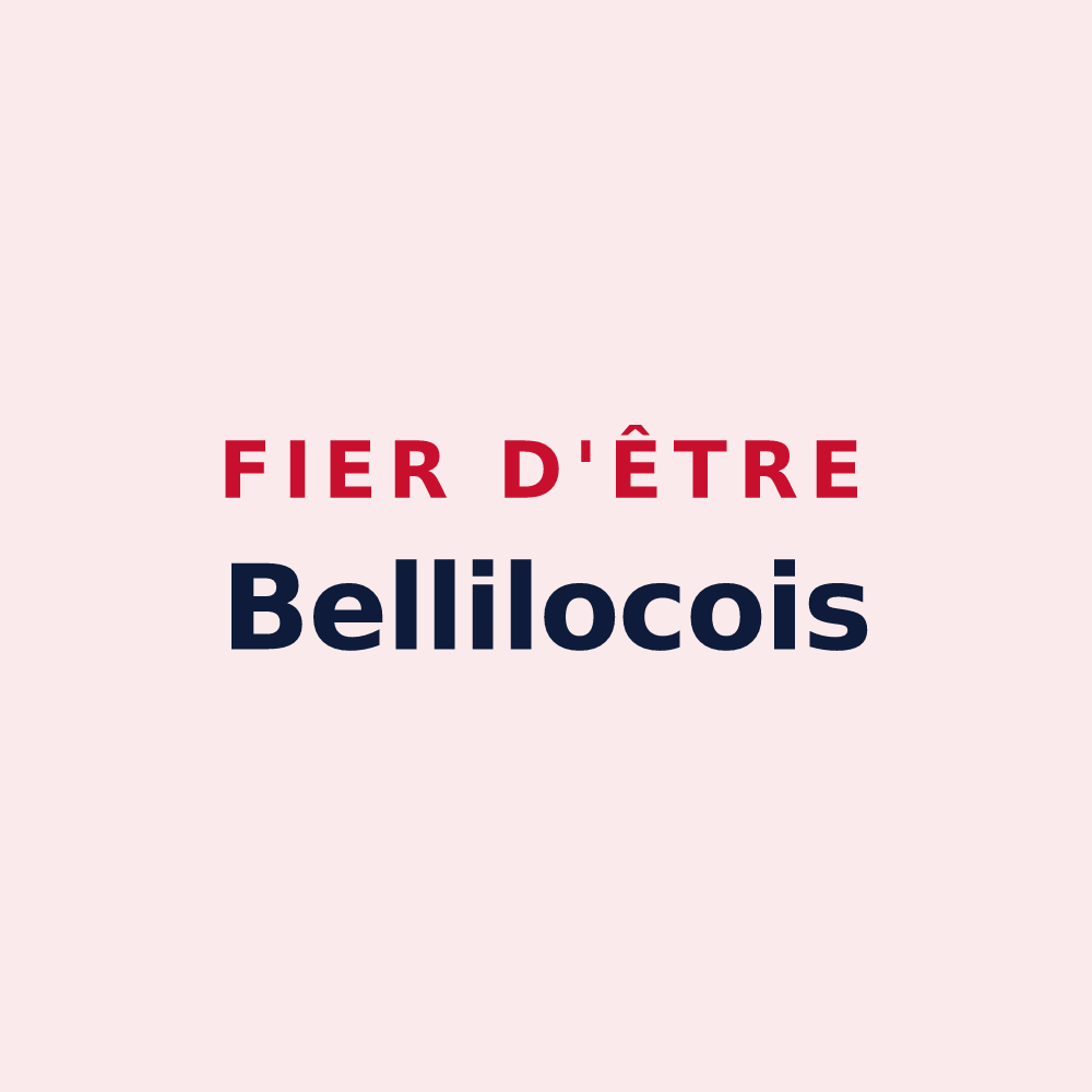 Magnet « Fier d'être Bellilocois » — design pour Beaulieu