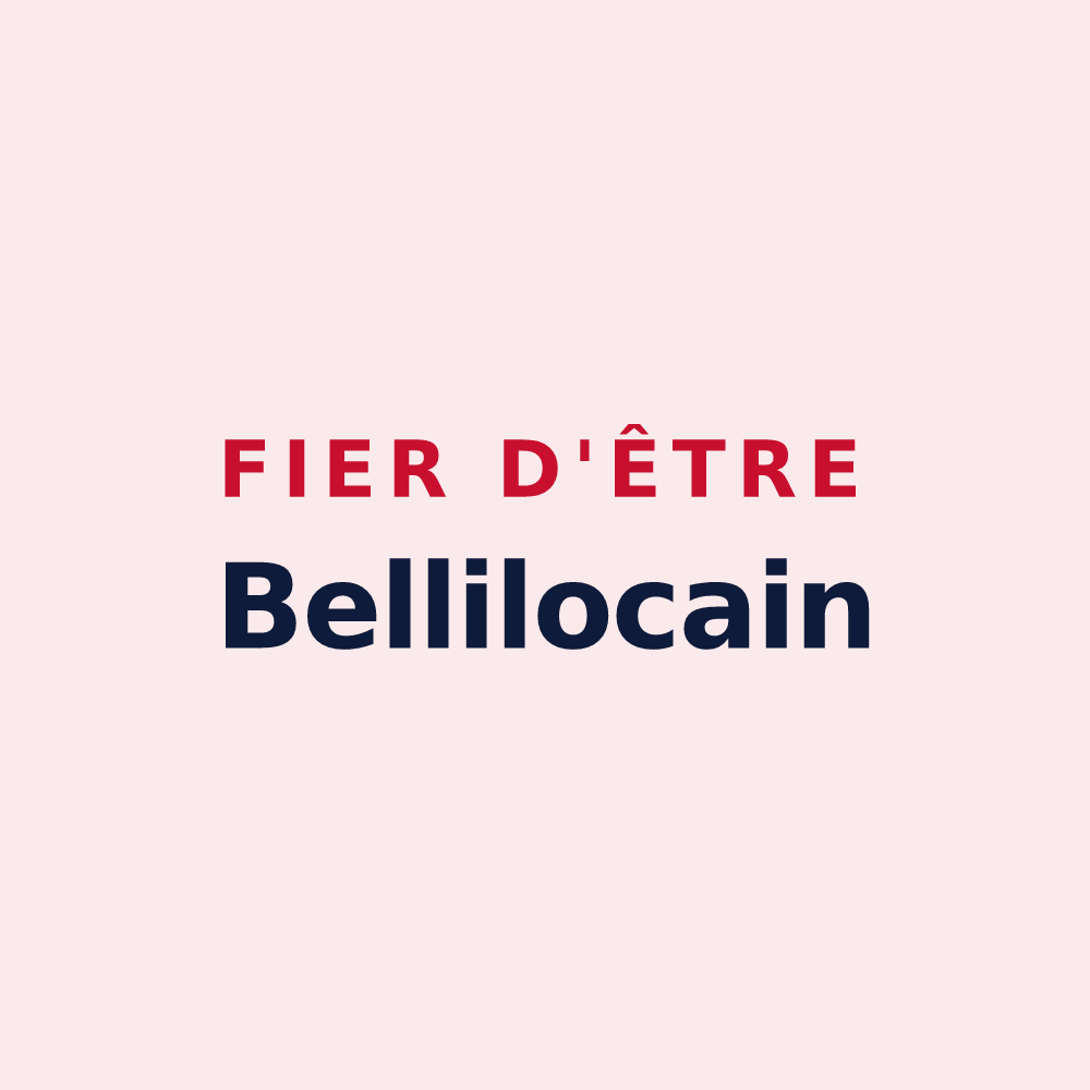 Magnet « Fier d'être Bellilocain » — design pour Beaulieu-sous-la-Roche