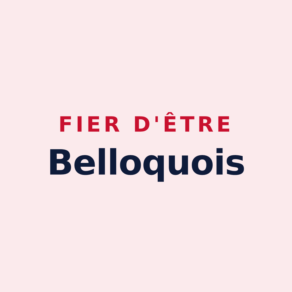 Magnet « Fier d'être Belloquois » — design pour Beaulieu-sur-Layon