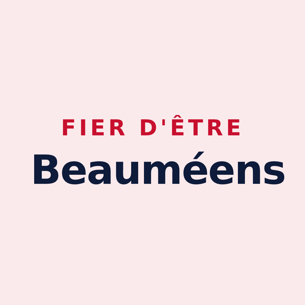 Magnet « Fier d'être Beauméens » — design pour Beaumé