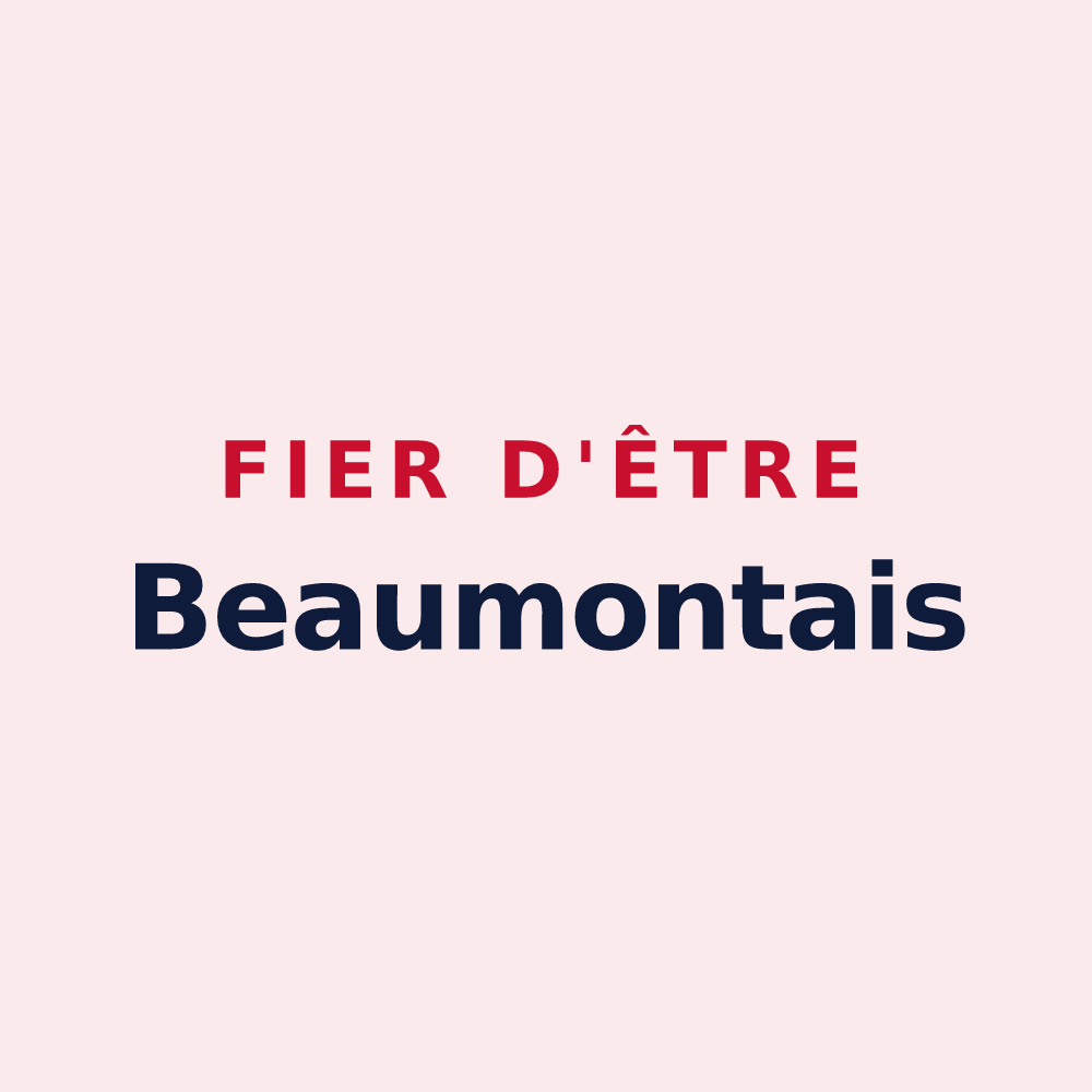Magnet « Fier d'être Beaumontais » — design pour Beaumont-en-Argonne