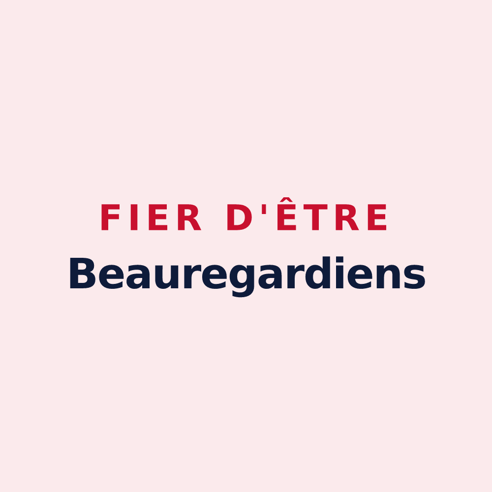 Magnet « Fier d'être Beauregardiens » — design pour Beauregard