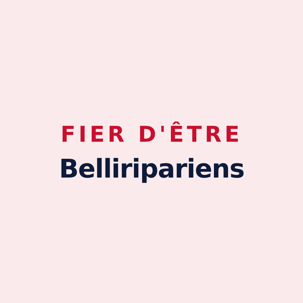 Magnet « Fier d'être Belliripariens » — design pour Beaurepaire