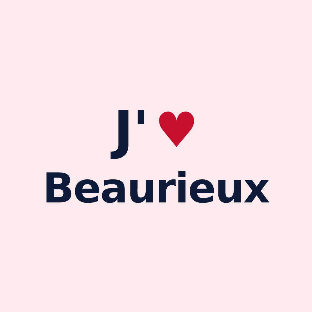 Magnet personnalisé Beaurieux — design J'aime Beaurieux