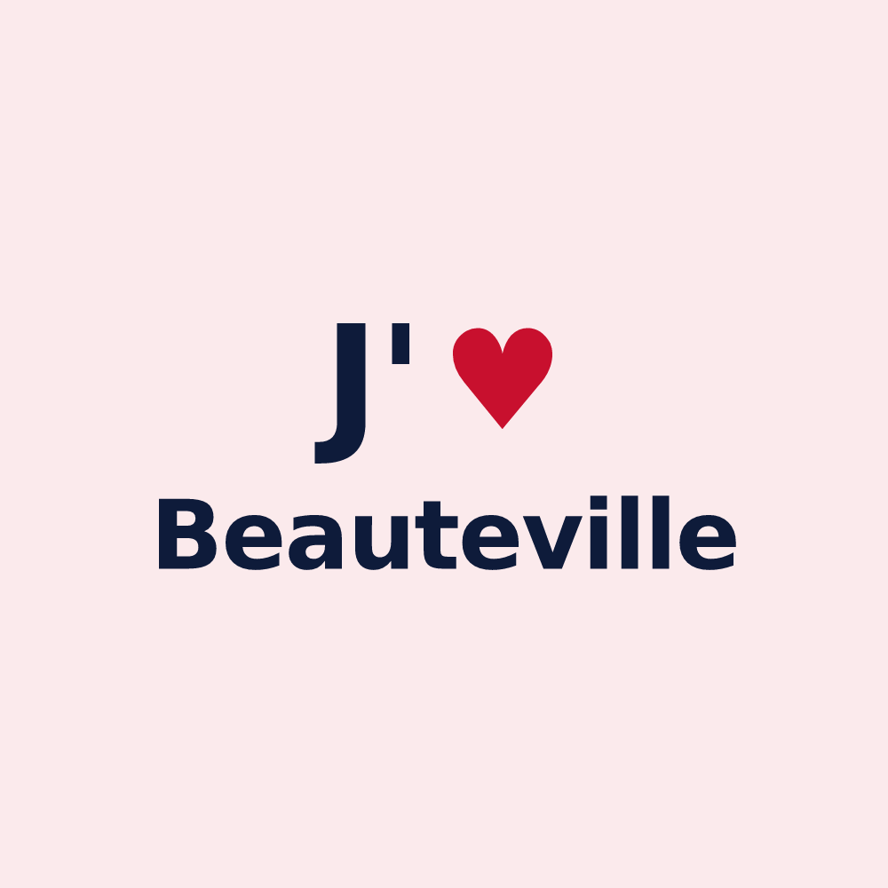 Magnet personnalisé Beauteville — design J'aime Beauteville